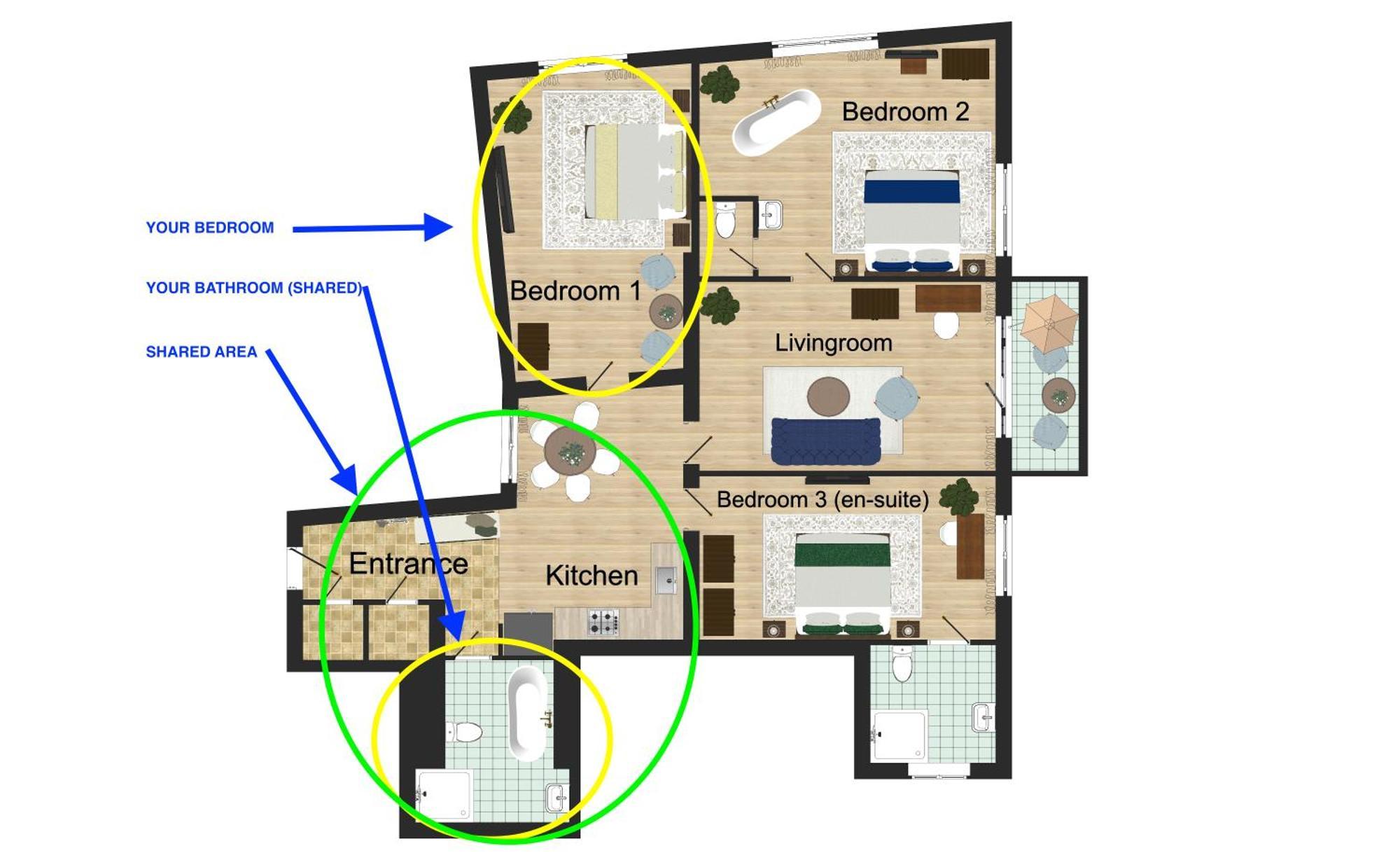 Design Guest Rooms in Zizkov Prague 3 Chambre photo